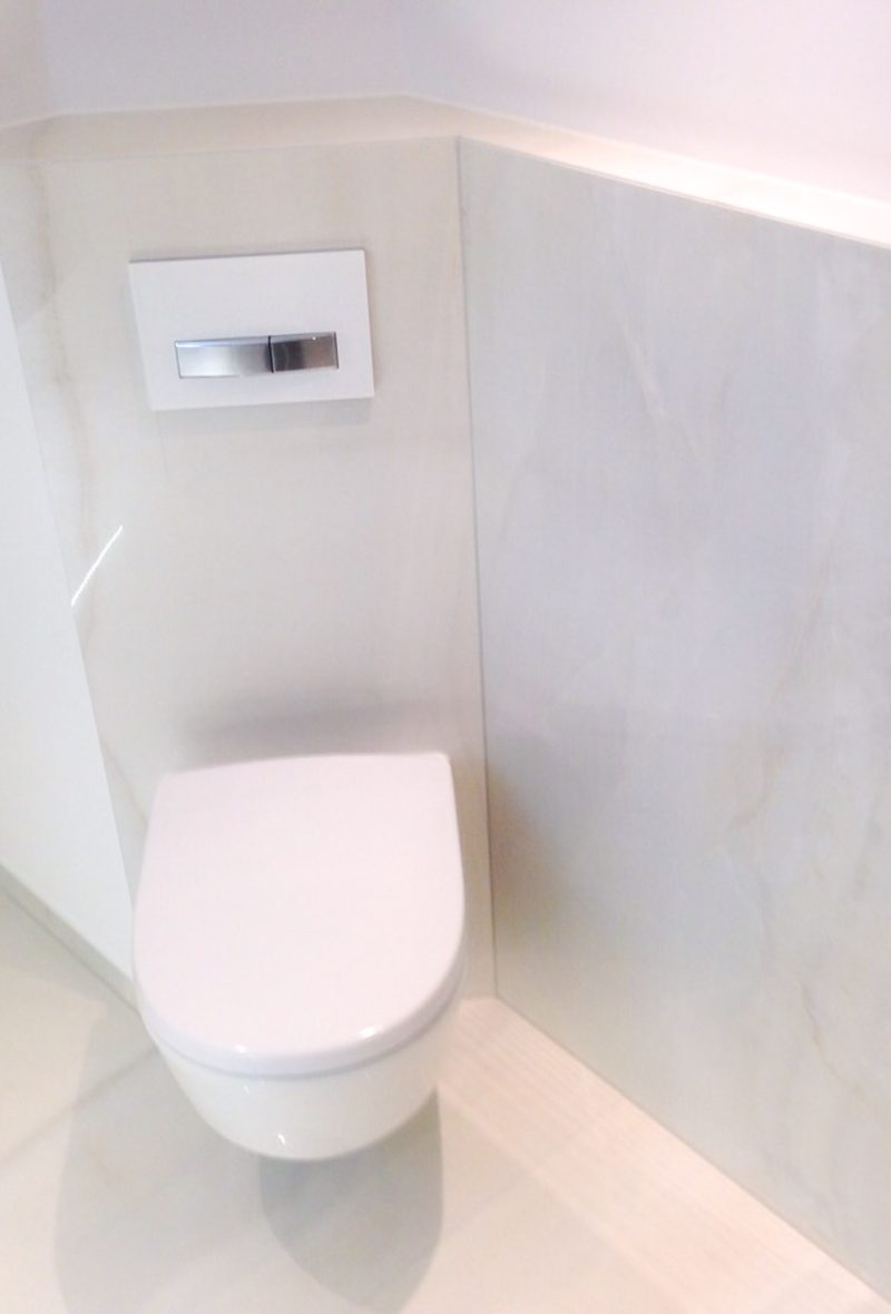 Gäste-WC in Erding — Beton-Optik